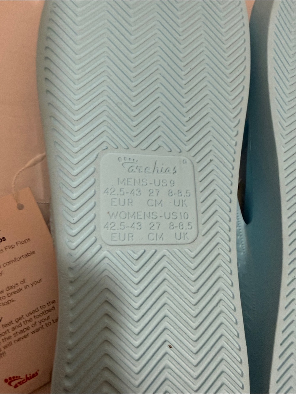 Archie’s Women’s Light Blue Arch Support Sandals Size 10 - Picture 5 of 5